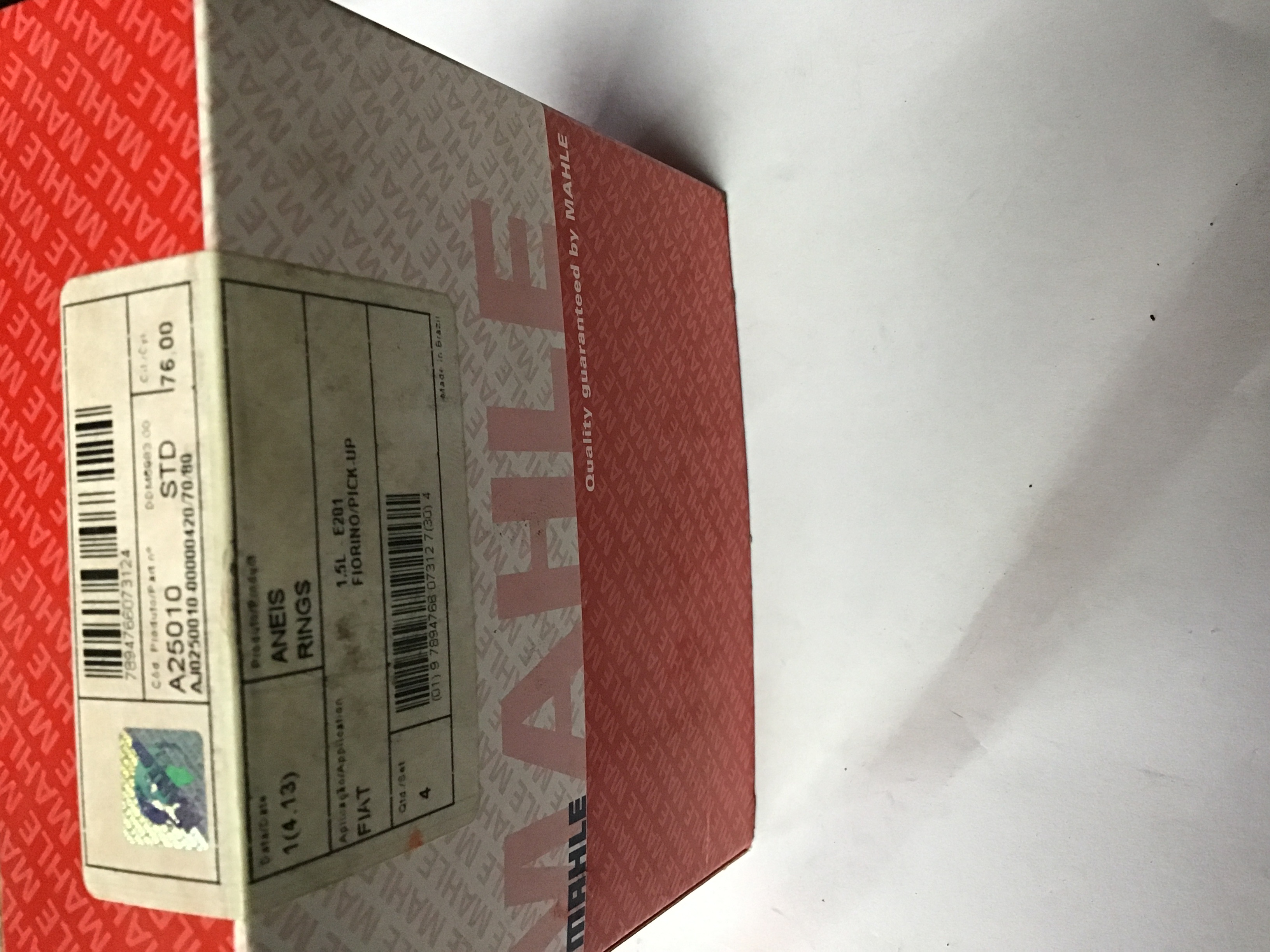 JUEGO DE ANILLOS DE PISTON STD 76.0 mm