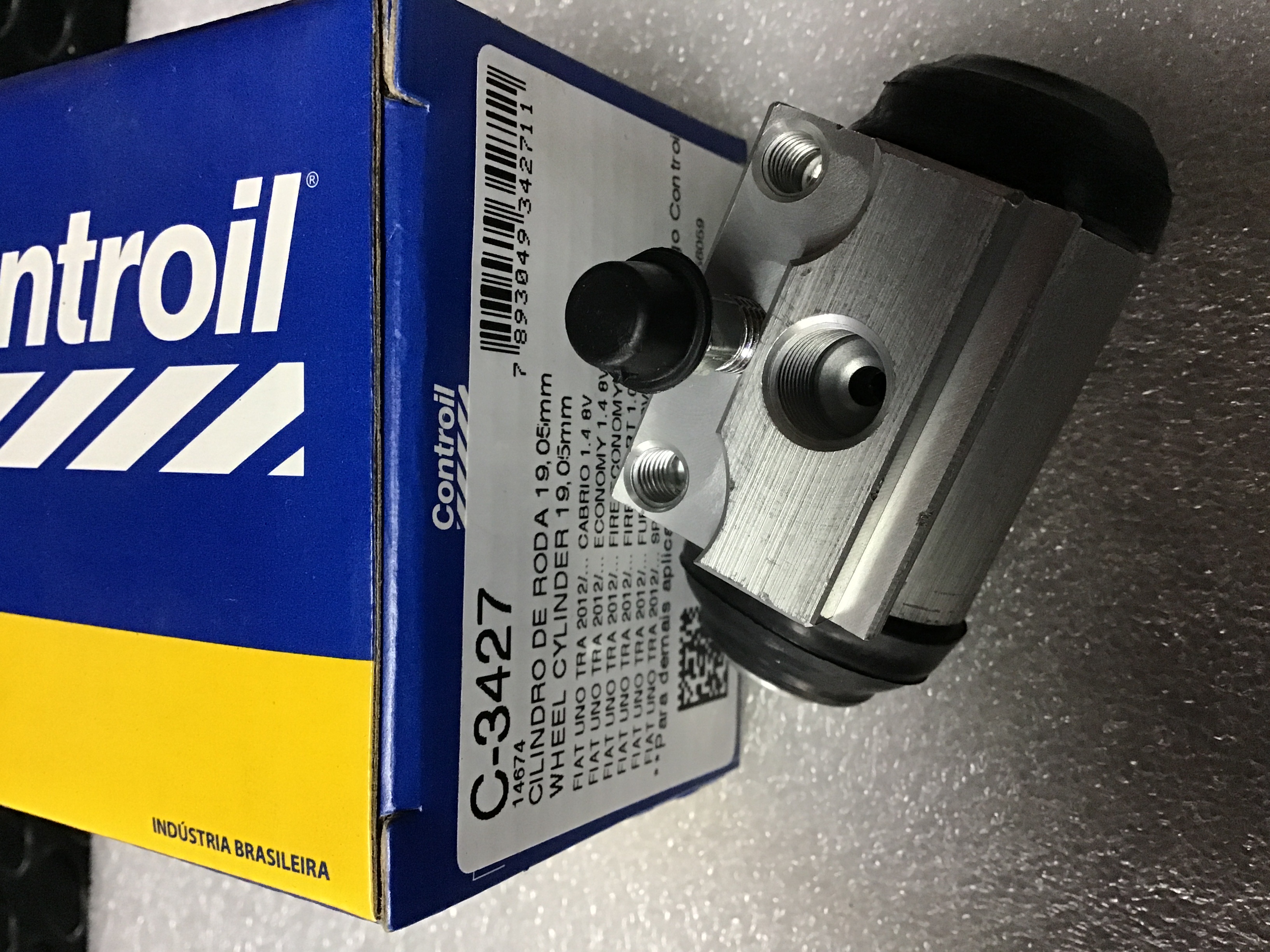 CILINDRO DE FRENO HIERRO 2 TORNILLOS