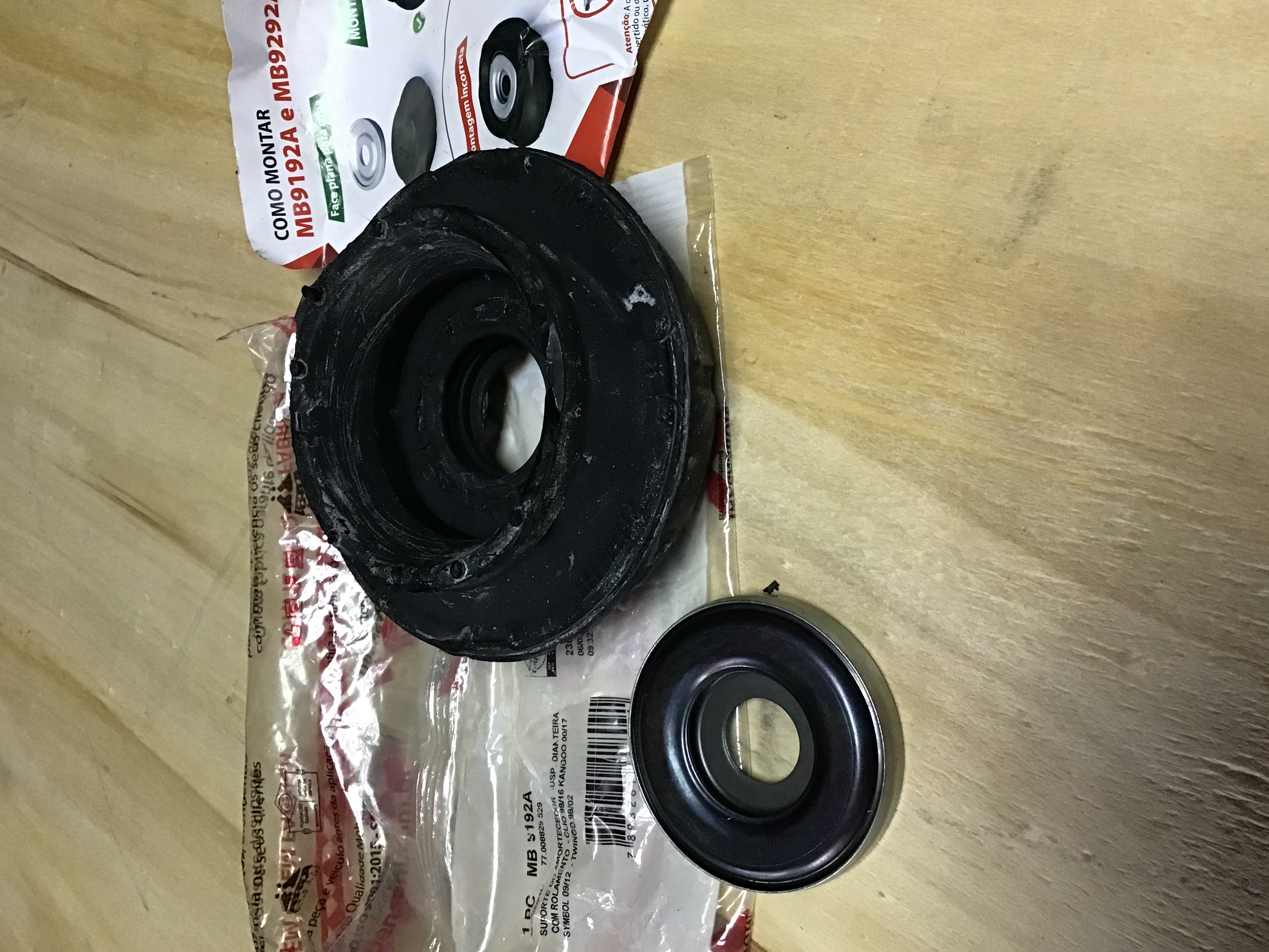 GOMA SOPORTE SUPERIOR DE AMORTIGUADOR DELANTERO C/RODAMIENTO