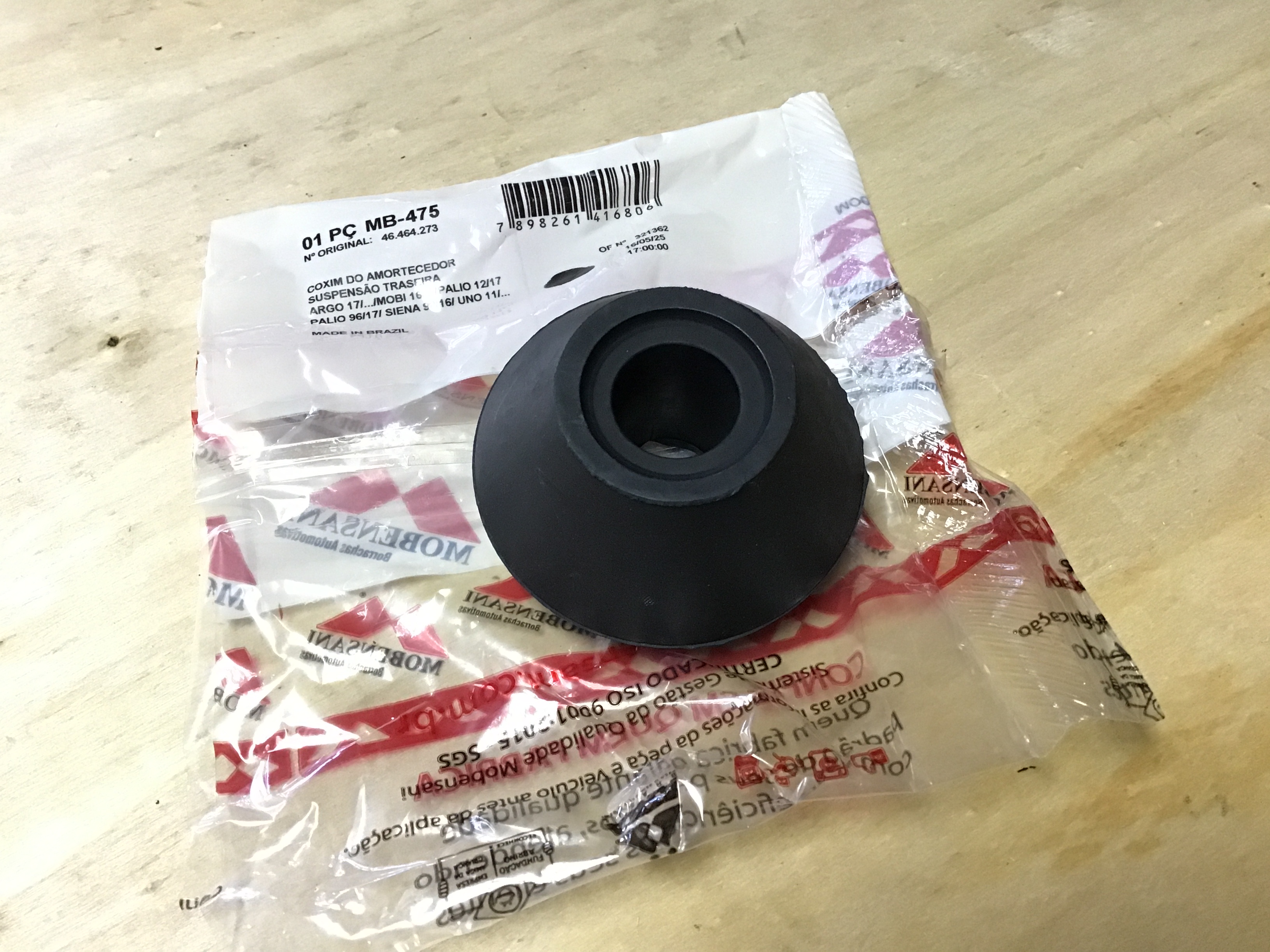 GOMA TOPE SUPERIOR DE AMORTIGUADOR TRASERO