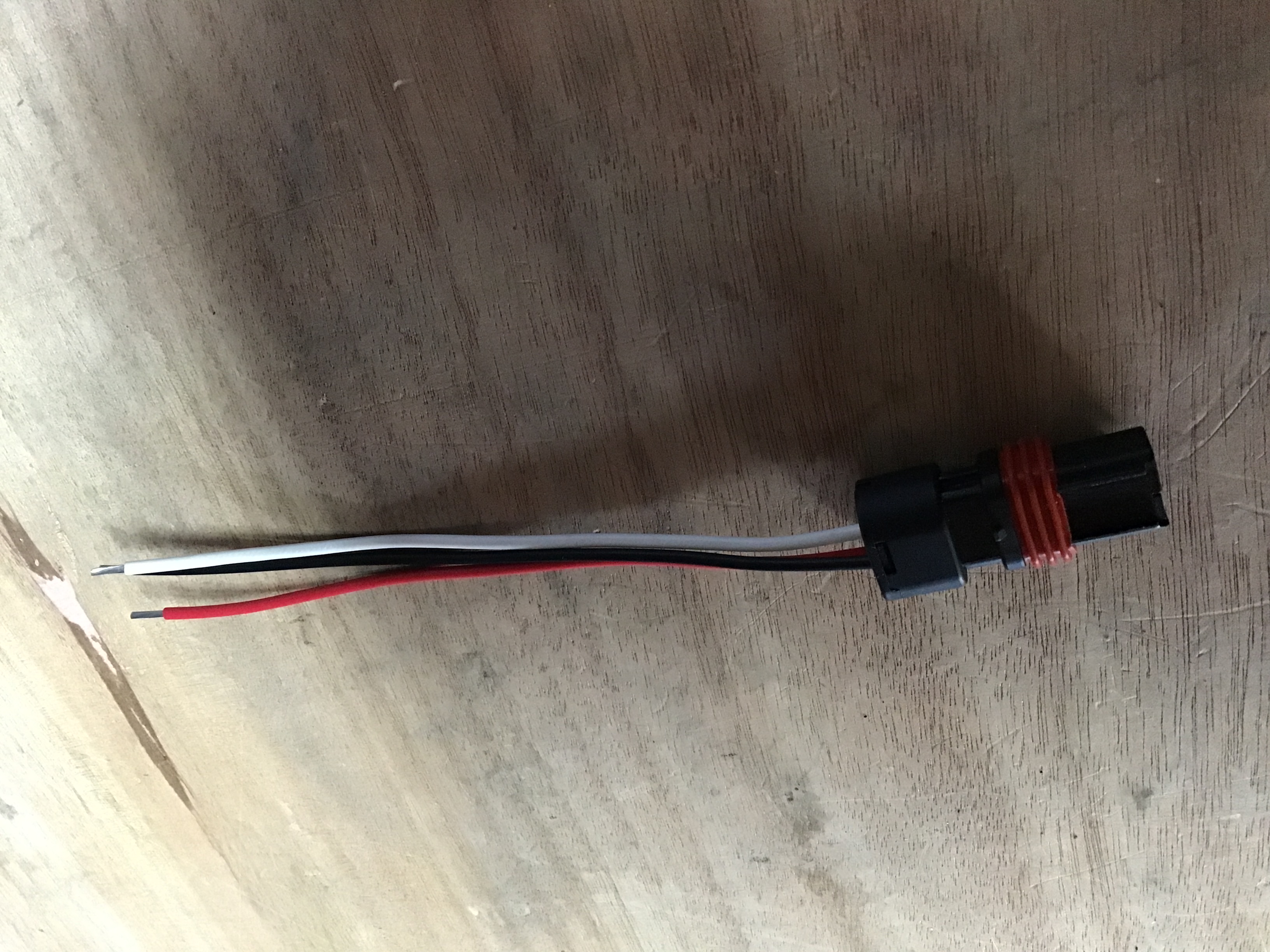 CONECTOR 3VIAS SENSOR TEMP AZUL