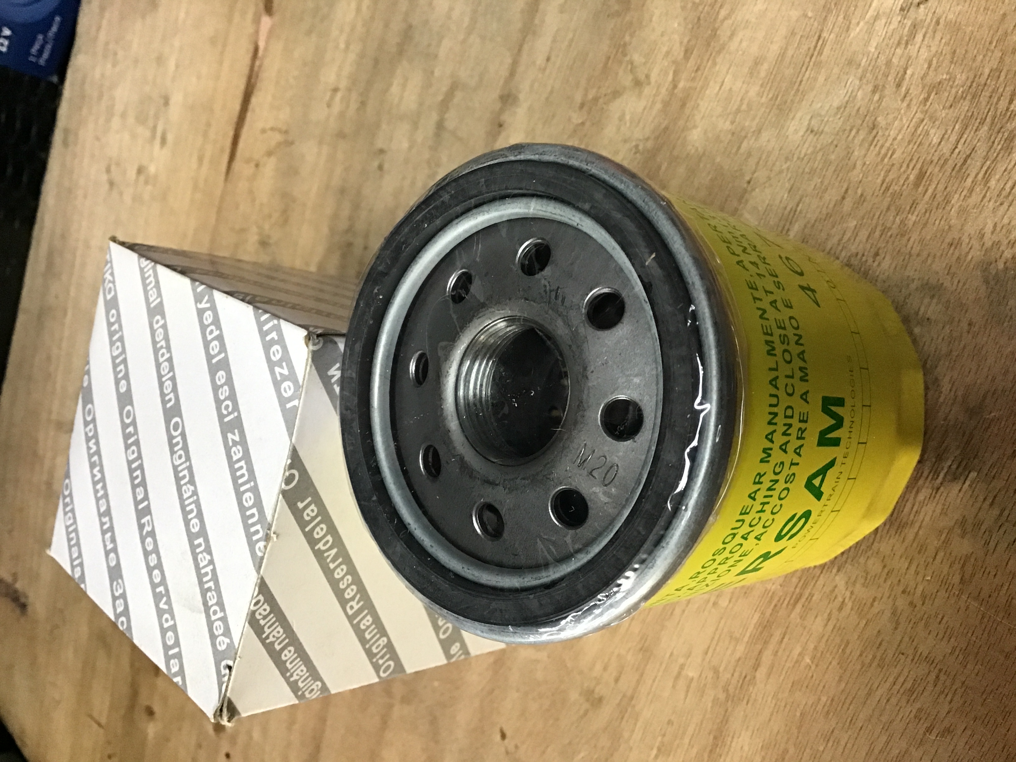 FILTRO DE ACEITE DE MOTOR