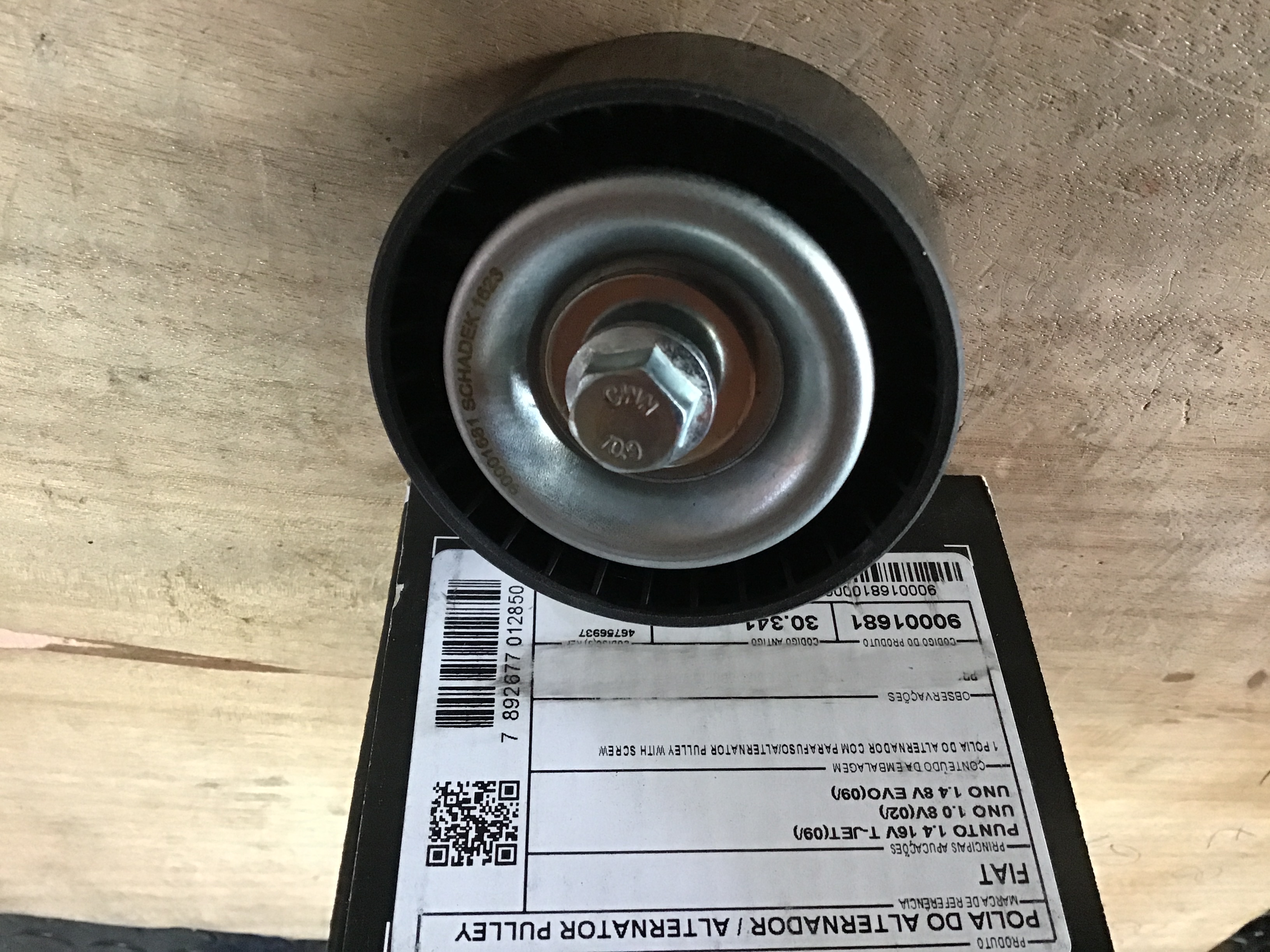 POLEA DE CORREA UNICA C/TORNILLO 