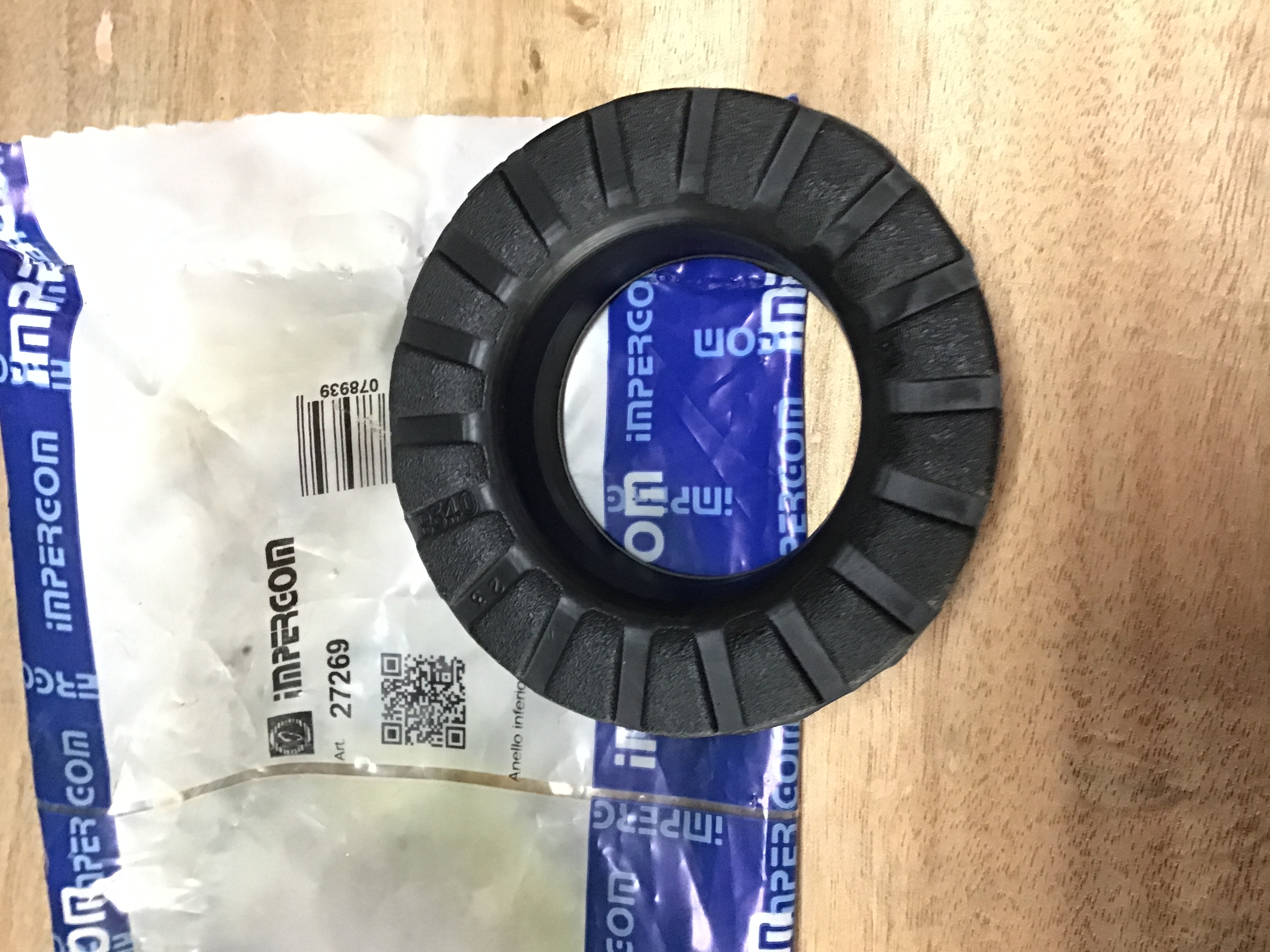 GOMA SOPORTE DE ESPIRAL TRASERO 